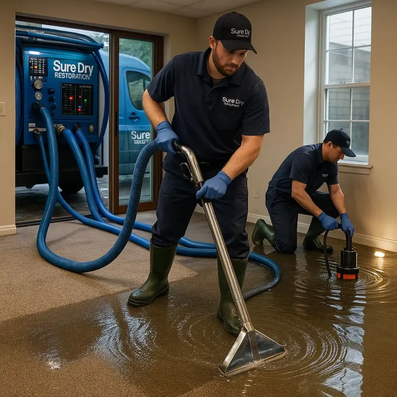 Water Extraction and Removal process in Lock Haven, PA